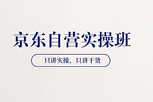 【副业项目3903期】京东自营实操班,只讲实操,只讲干货(28小时课程-共2期)