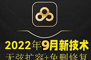 【副业项目40312期】2022年9月最新百度网盘无限扩容技术,外面卖599的,自用或出售都可以