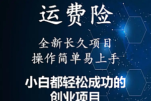【副业项目4441期】最新长久稳定暴利项目,运费险全新玩法,日赚1000(包含详细教程,全程指导)