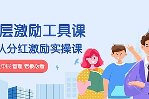 【副业项目4536期】《基层激励工具课》+《团队分红激励实操课》企业中层 管理 老板必看