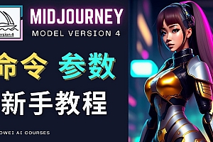 【副业项目5078期】Midjourney新手入门教程,轻松创作顶级图像,命令参数-新手教程