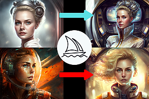 【副业项目5080期】Midjourney V4实现连续性的人物创作:漫画,故事,动画 操作教程 参数设置