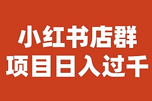 【副业项目6268期】宝哥小红书店群项目,日入过千(图文教程)【揭秘】