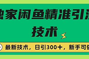 【副业项目6912期】独家闲鱼引流技术,日引300+实战玩法
