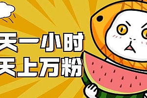 【副业项目7361期】暴力涨粉项目:每天一小时,七天上万粉【揭秘】