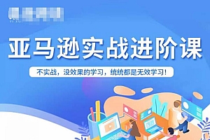 【副业项目7380期】亚马逊FBA运营进阶课,不实战,没效果的学习,统统都是无效学习
