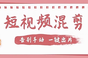 【副业项目7511期】【独家首发】价值几百无敌好用短视频混剪软件,效率翻倍