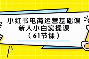 【副业项目7889期】小红书电商运营基础课,新人小白实操课(61节课)