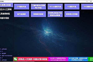 【副业项目8025期】TIKTOK,抖音,快手,小红书视频批量下载工具加教程