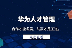 【副业项目2255期】冉涛-华为人才管理课程,华为用人之道,打造超强战队(36讲)
