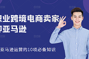 【副业项目2279期】职业跨境电商卖家聊亚马逊:亚马逊运营的10项必备知识,12堂课让你看懂亚马逊运营