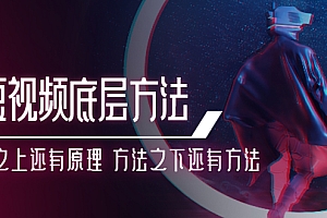 【副业项目3050期】鹤老师短视频底层方法:原理之上还有原理 方法之下还有方法