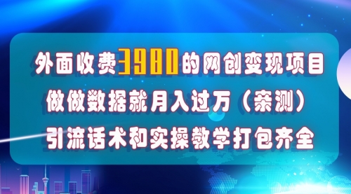 【副业项目8036期】在短视频等全媒体平台做数据流量优化，实测一月1W+，在外至少收费4000+缩略图